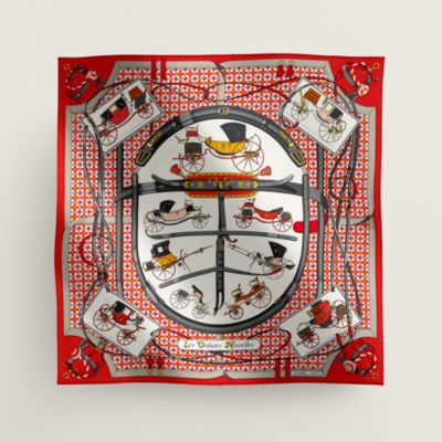 ＊安心の国内配送＊【HERMES】カレ70《Les Voitures Nouvelles》 Les Voitures Nouvelles scarf 70 | Hermès USA